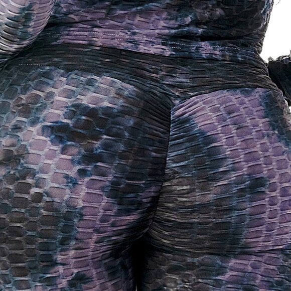 NWT Activewear Women's Stretchy Tie Dye 2PC Workout Set, Tracksuits, Gym S/M/L - Picture 6 of 7